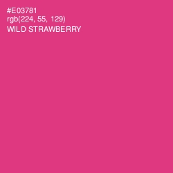#E03781 - Wild Strawberry Color Image